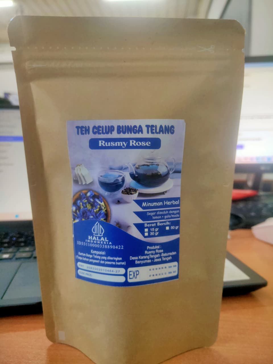 Teh Celup Bunga Telang